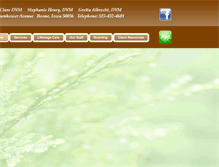 Tablet Screenshot of booneiowavet.com